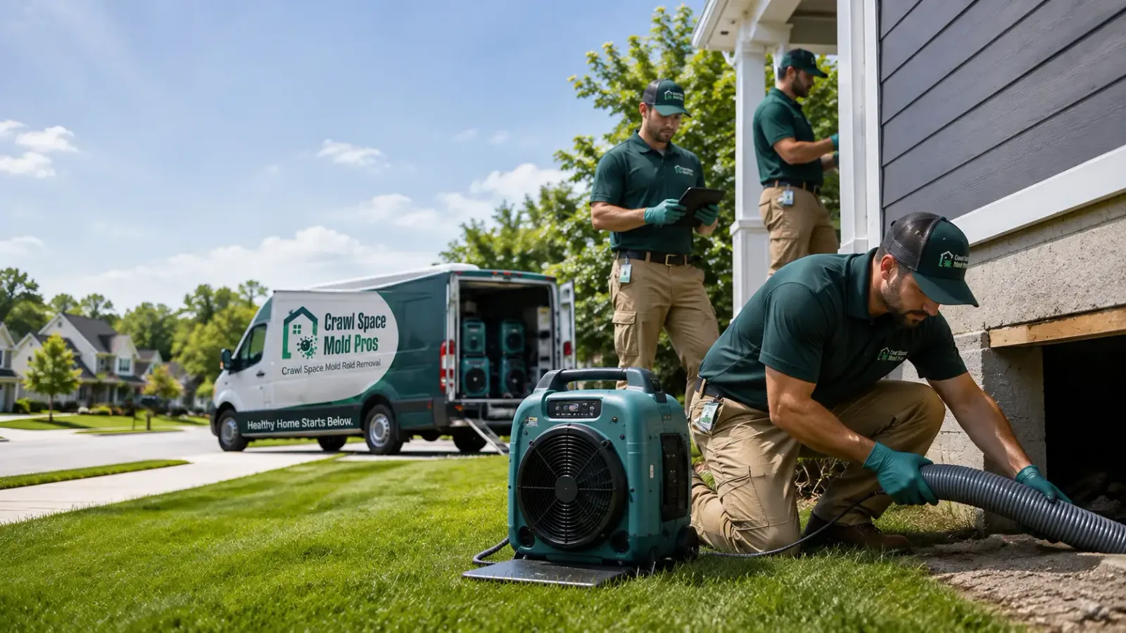 Crawl Space Mold Removal in Sparta, OH